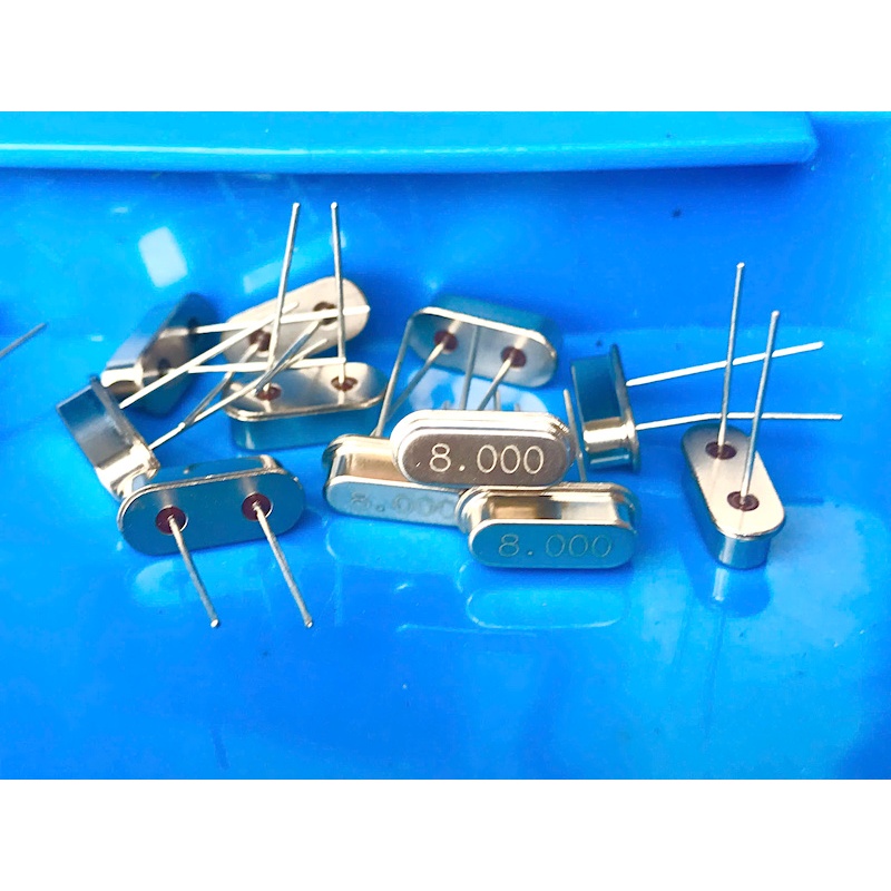 Combo 10 chiếc Thạch anh sắt 2 chân 8Mhz