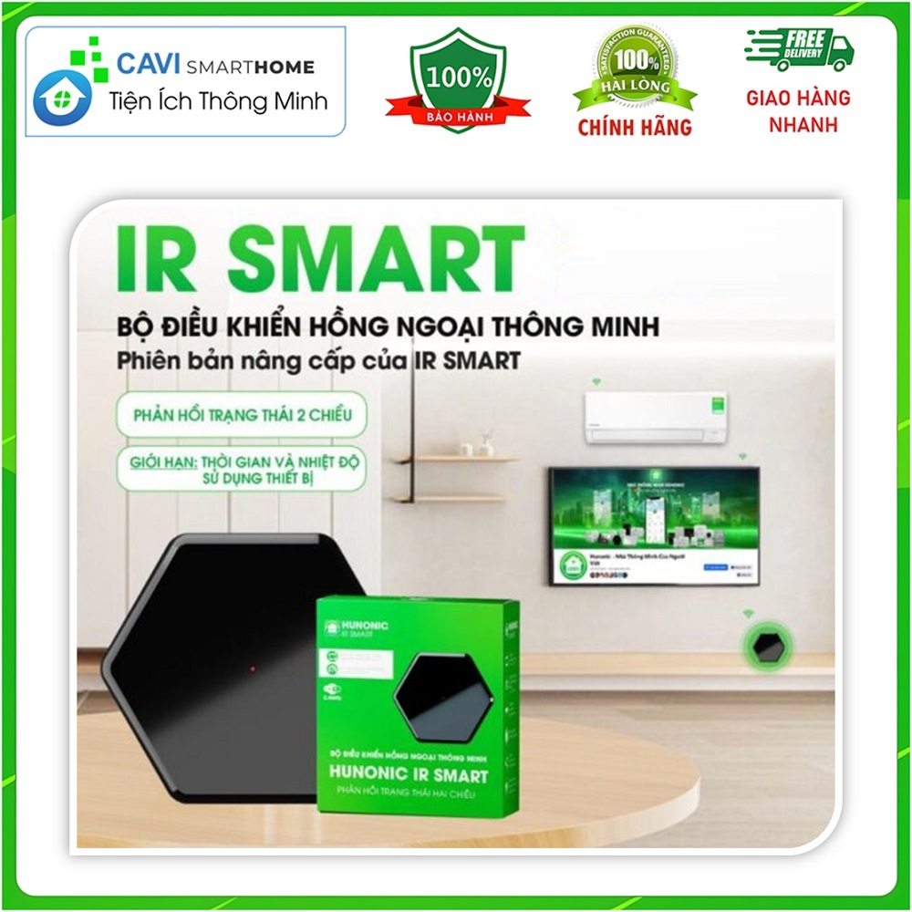 Bộ điều khiển Tivi, Điều Hoà qua điện thoại, Hunonic IR Smart