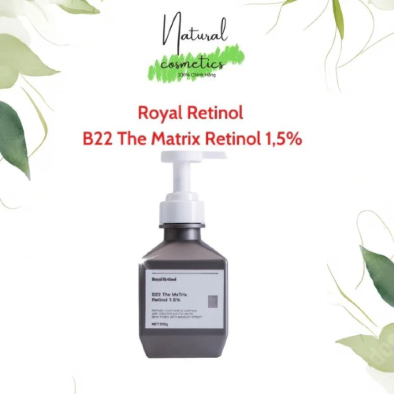 [Auth] Kem ủ trắng Royal Retinol B22 The Matrix | Kem Ủ Trắng Body Retinol 1.5% (chai 200g)