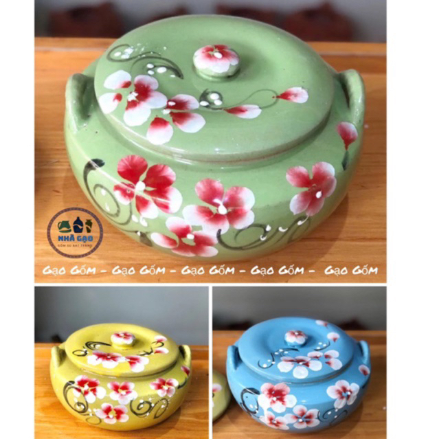 Âu Đựng Mỡ Bằng Sứ,Liễn Đựng Mỡ,Hũ Đựng Mỡ,Âu Mỡ Sành,Niễng Đựng Mỡ/Hũ Muối Dưa Cà,Thố ĐựngMỡ/GạoGốm