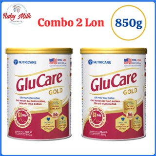  Combo 2 Lon Sữa Bột GluCare Gold Lon 850g – Dành cho người tiểu đường 