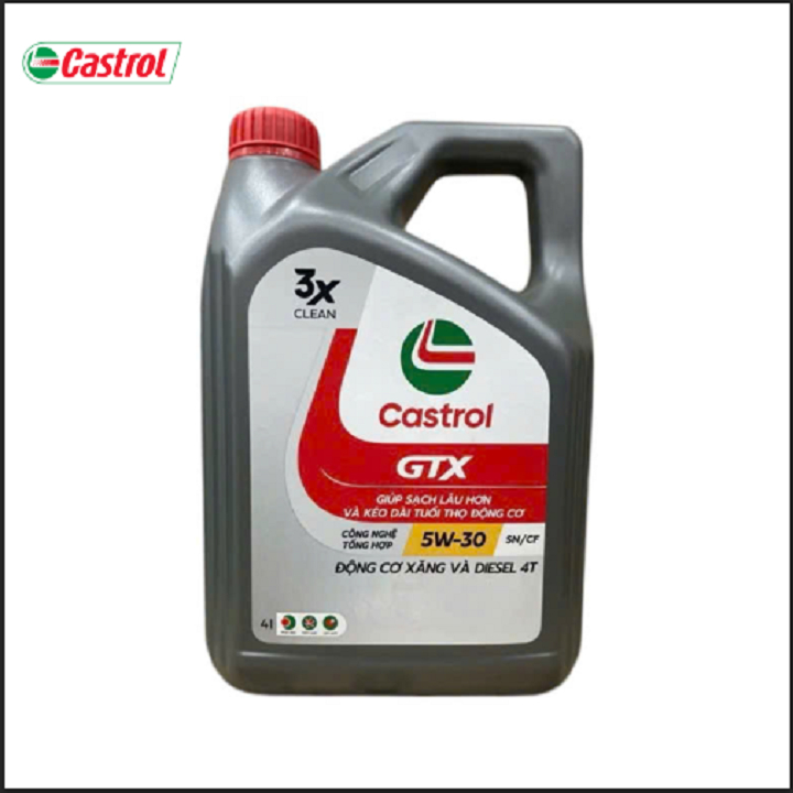 [ Hàng Chính Hãng ] Dầu động cơ Castrol GTX 5W30 API SN/CF