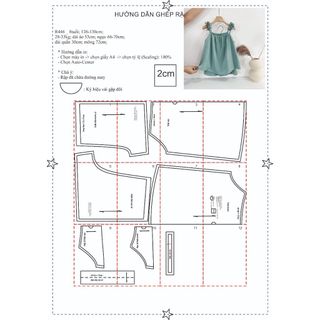 Rập giấy A0 may bộ bé R446 (BẢN VẼ)