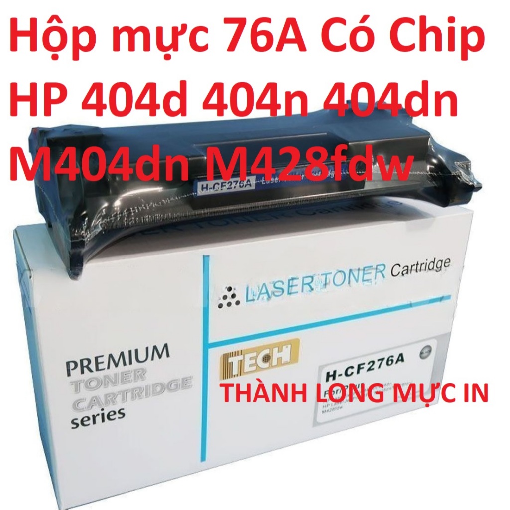 Hộp mực 76a Có Chíp cho HP Pro 404d 404n 404dn 404dw M304A 428fdn 428fdw.