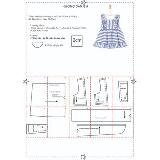 Rập  mã R349 - đầm cánh tiên bé