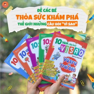 Sách: Combo 10 Vạn Câu Hỏi Vì Sao (Trọn Bộ 5 Cuốn)
