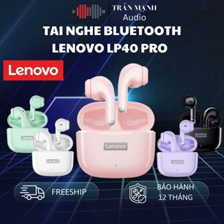 Tai nghe bluetooth Lenovo LP40 Pro bản mới 2023 không dây Bluetooth 5.1 chống thấm nước IPX5 chống ồn, pin trâu