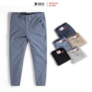 Quần kaki nam dáng âu GRAY HOMME khaki dài basic co giãn thoải mái , form chuẩn - BK131