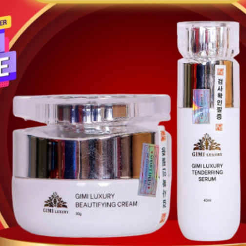 NPP Chính Hãng 100% ComBo chống nắng + Serum GiMi Luxury Hàn Quốc,bảo vệ da (UV) ,dưỡng ẩm,phục hồi