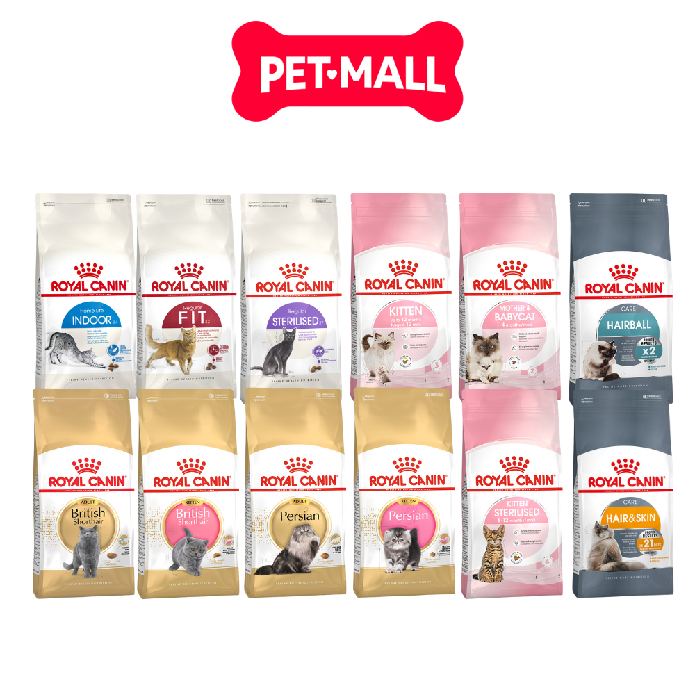 400G - Thức Ăn Hạt Cho Mèo ROYAL CANIN Indoor, Kitten, Fit, MotherBabycat, Hairskin, Hairball, British Shorthair Petmall
