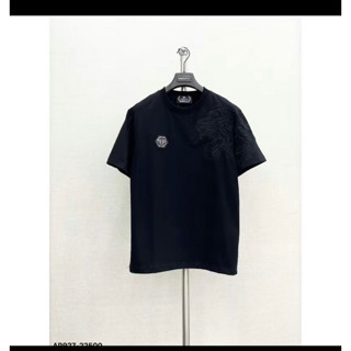  Áo Phông Nam Philip Plein Đính Logo Ngực Cực Đẹp - Áo Thun Nam Philip Pờ Len Thêu Hổ Siêu Hót 