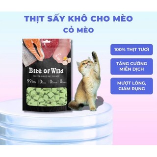Thức ăn cho mèo Bite Of Wild dạng thịt sấy vị cỏ mèo