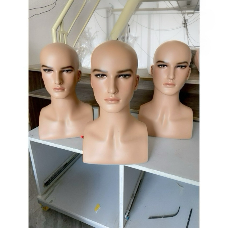 Đầu manocanh nam bệ vuông