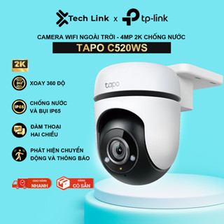 Camera WiFi Ngoài Trời TP-Link Tapo C520WS | 4MP 2K Chống Nước, Quay Quét 360 Độ