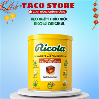 [HÀNG NHẬP KHẨU] Kẹo Ngậm Ricola Original Đức Hộp 180 Viên - Ricola Kẹo Ngậm Ho Thảo Dược