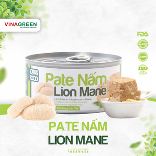  Pate Nấm Hộp Thực Phẩm Thuần Chay Hữu Cơ 125g Tốt Cho Người Giảm Cân Ăn Chay Tập Gym LOTUSHFC 