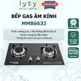 Bếp gas âm kính Sunhouse Mama MMB6632 mới 100% Bảo hành Chính hãng 24 tháng