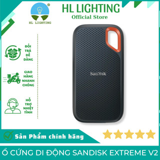 Ổ Cứng Di Động SanDisk Extreme V2 E61 SSD 500GB/1TB/2TB/4TB USB 3.2 Gen 2 1050MB/s HL Lighting