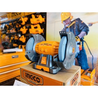 Máy mài đá 2 đầu INGCO BG61502 công suất 150W - đá mài 150mm, INGCO BG83502 công suất 350W - đá mài 200mm.