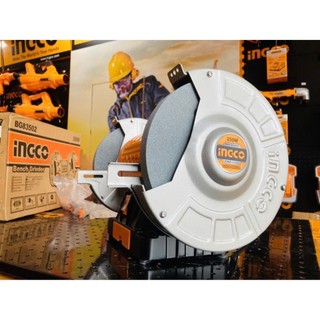 Máy mài đá 2 đầu INGCO BG61502 công suất 150W - đá mài 150mm, INGCO BG83502 công suất 350W - đá mài 200mm.