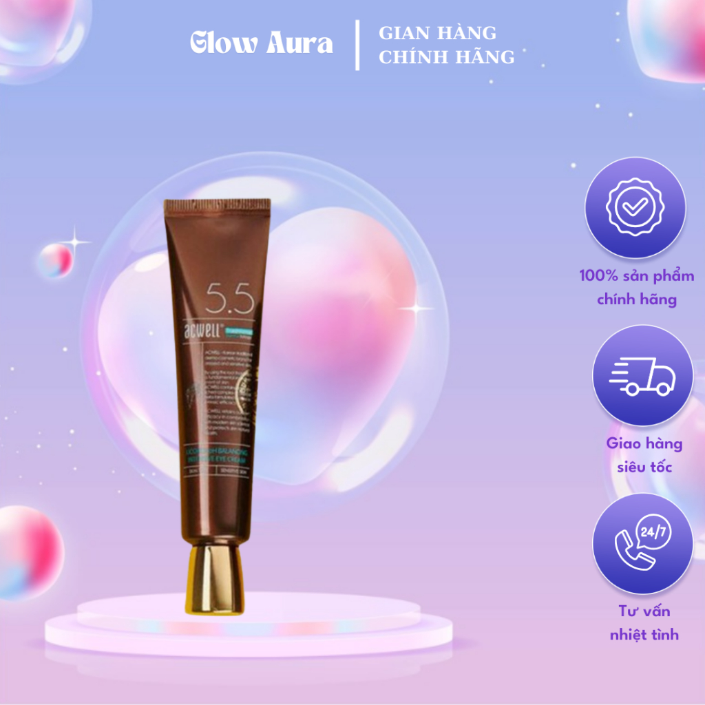 𝐀𝐂𝐖𝐄𝐋𝐋 𝐋𝐢𝐜𝐨𝐫𝐢𝐜𝐞 𝐩𝐇 𝐁𝐚𝐥𝐚𝐧𝐜𝐢𝐧𝐠 𝐈𝐧𝐭𝐞𝐧𝐬𝐢𝐯𝐞 𝐄𝐲𝐞 𝐂𝐫𝐞𝐚𝐦 30ml- Kem mắt chiết xuất cam thảo