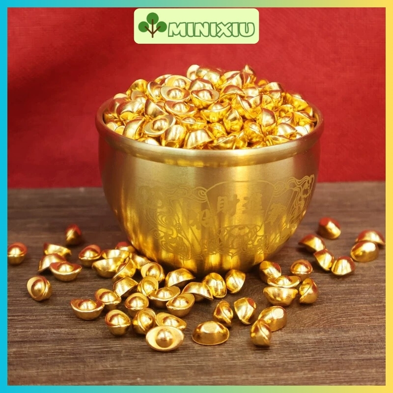 💰 Thỏi Vàng Thỏi Bạc Thần Tài Mini Phong Thuỷ – Trang Trí Hút Tài Lộc May Mắn, Thịnh Vượng Mỗi Ngày ✨