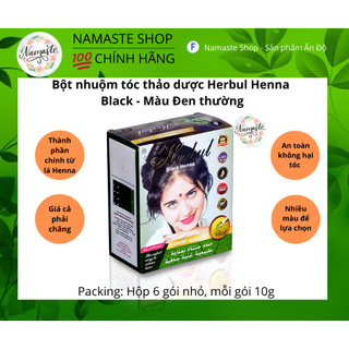 (SẴN 10 MÀU) BỘT NHUỘM TÓC THẢO DƯỢC ẤN ĐỘ - HERBUL HENNA [TẶNG GĂNG TAY + MŨ TRÙM ĐẦU]