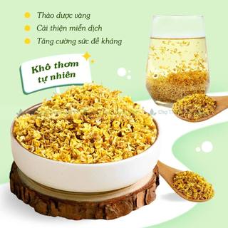 Quế hoa 100g, trà hoa quế, mộc quế sấy lạnh, dùng pha trà, làm bánh, làm thạch, nấu chè