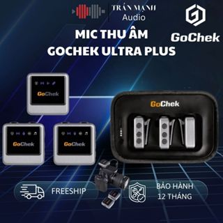 Micro thu âm không dây Gochek A Ultra Plus/ B Ultra Plus, thiết kế hiện đại, đa chức năng, thu âm giọng thật, chống ồn