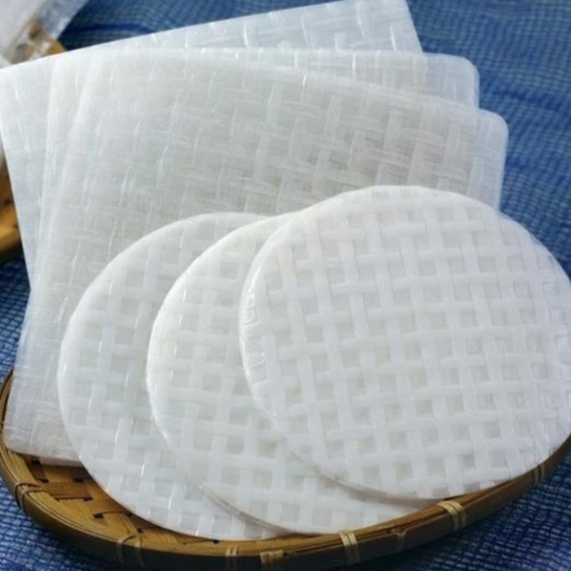 Bánh tráng gỏi cuốn loại A không bao bì 0,5kg - 1kg (loại nhúng nước) 22cm & 17cm - Vương Thịnh Hàng Xuất Khẩu