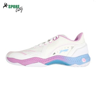 giày cầu lông LINING AYTV025-2 mẫu mới màu trắng hồng nữ phù hợp cho  bảo hành 12 tháng êm chân thoáng khí bám sân tốt 