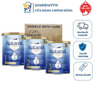 [Date 2026][Thùng] Sữa Aptamil Gold Úc Số 1,2,3 900g - Sữa Bột Công Thức