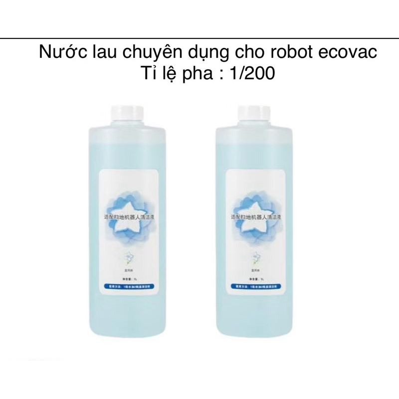 Nước lau sàn chuyên dụng dành cho robot hút bụi và lau nhà.