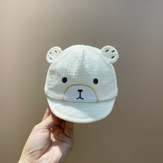 Mũ Lưới Lưỡi Trai Cho Bé 0-1 Tuổi Gấu 3 Màu LC06 Siêu Đẹp