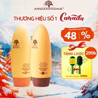  Combo dầu gội sạch gàu Arganmidas và xả siêu dưỡng ẩm Collagen Giảm rụng tóc ngứa chắc khỏe chân tóc - 450ml 