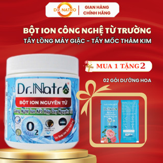 Dr Natro Bột ion tẩy quần áo bị nấm mốc, thâm kim ố vàng trên quần áo gối, nêm vệ sinh lồng máy giặc