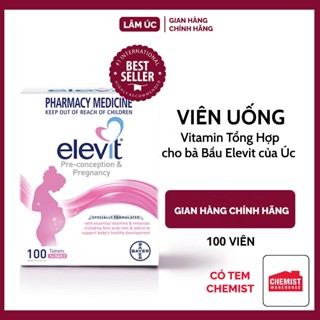 Vitamin tổng hợp cho bà Bầu Elevit của Úc chăm sóc sức khỏe mẹ bầu, chống dị tật thai nhi 100 viên