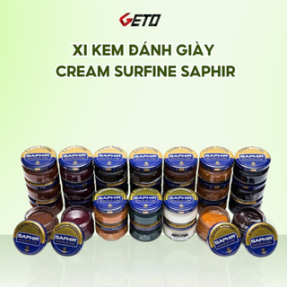Xi kem đánh giày chuyên bổ sung màu và dưỡng cho da Cream Surfine Saphir 50ml XDG07