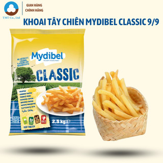 Khoai tây chiên đông lạnh hiệu Mydibel, cắt thẳng Classic 9/9mm, nhập khẩu Bỉ