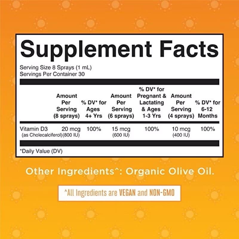 Vitamin D3 K2 Mary Ruth’s liquid spray hữu cơ cho trẻ em 30ml.
