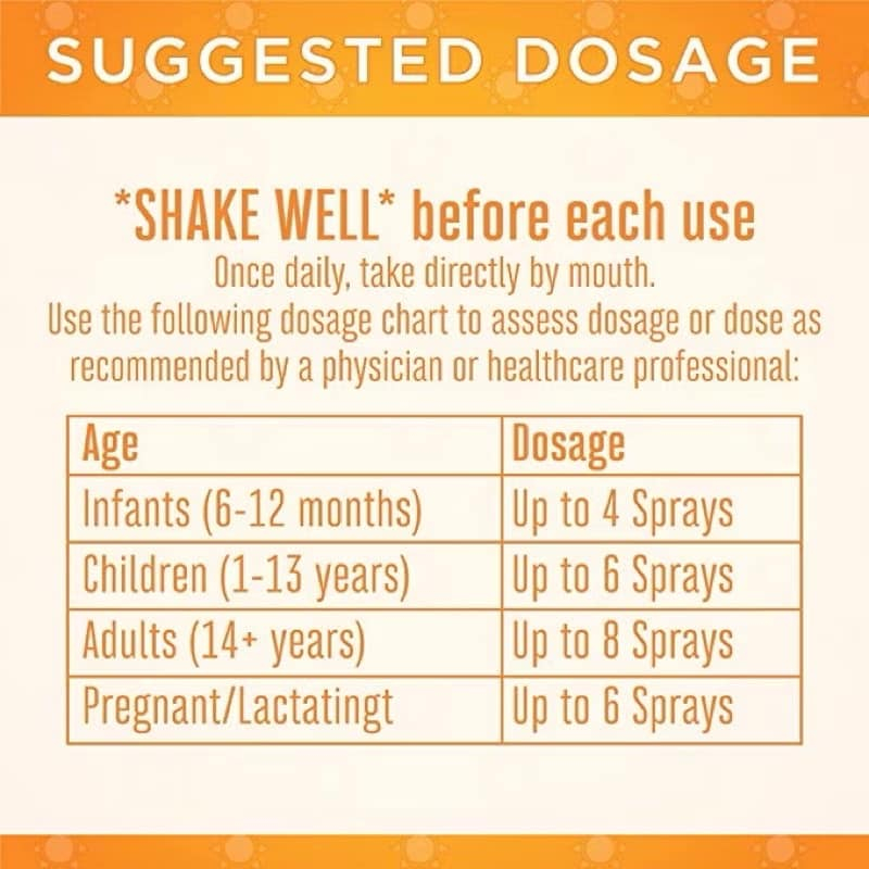 Vitamin D3 K2 Mary Ruth’s liquid spray hữu cơ cho trẻ em 30ml.