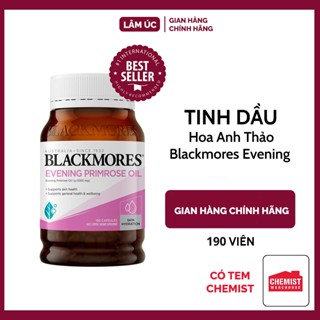 [Chính hãng] Tinh Dầu Hoa Anh Thảo Blackmore Evening Primrose Oil giúp đẹp da, cân bằng nội tiết tố 190 viên