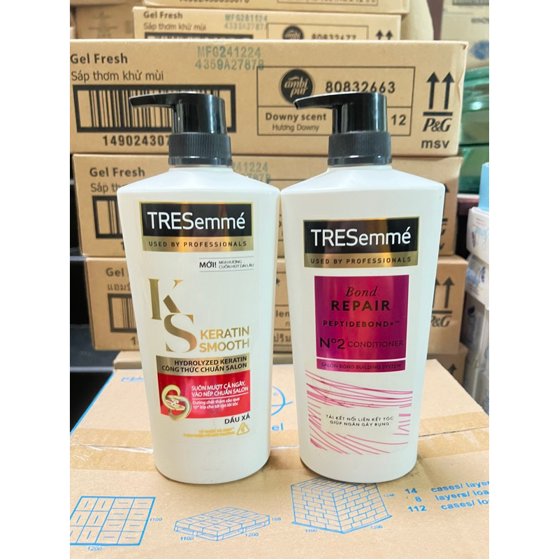 Dầu Xả TRESemme đỏ, xanh, đen 620g