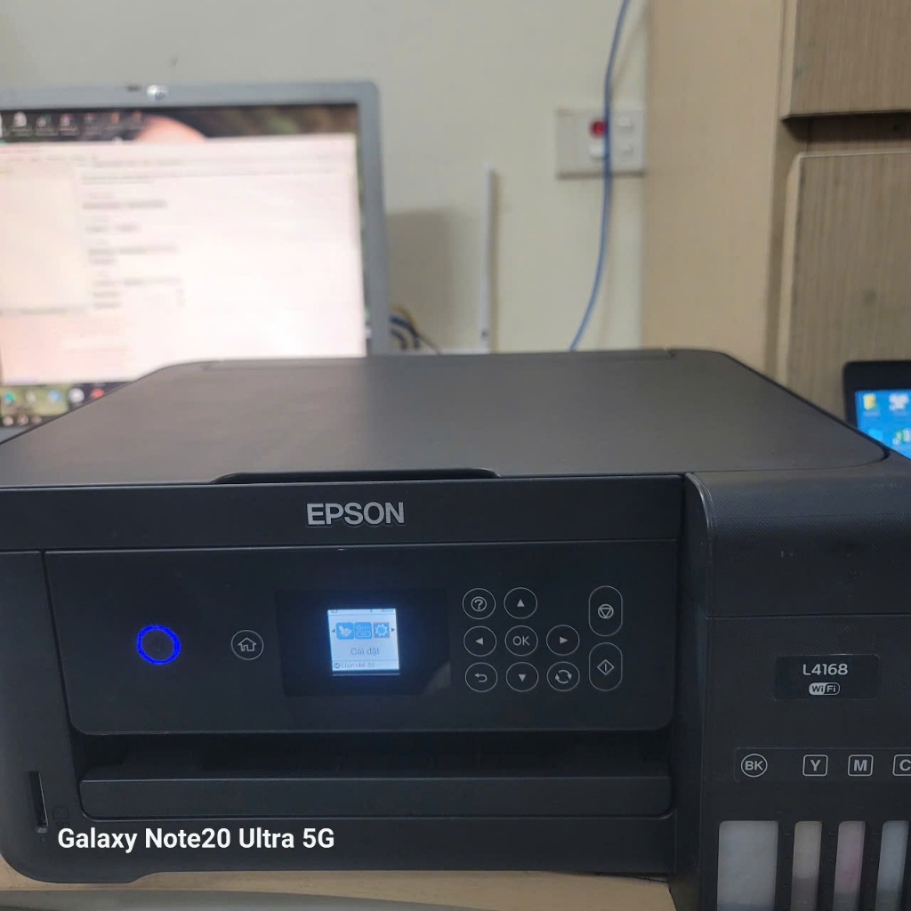 Máy in hai mặt tự động đa chức năng Epson L4168 Wifi,Scan,Copy, in màu khổ A4