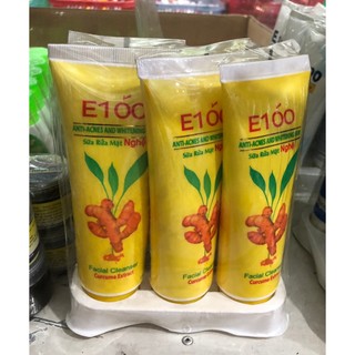    BÁN CHẠY   E100 SỮA RỬA MẶT E100 NGHỆ100G BÒ 80GAM 