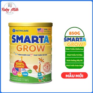 Sữa Bột Smarta Grow Lon 850g Phát Triển Chiều Cao Cho Bé 1-10 Tuổi
