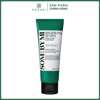 Sữa Rửa Mặt Cho Da Mụn Some By Mi 30 Days Miracle Acne Clear Foam 100ml Hasaki Sản Phẩm Chính Hãng