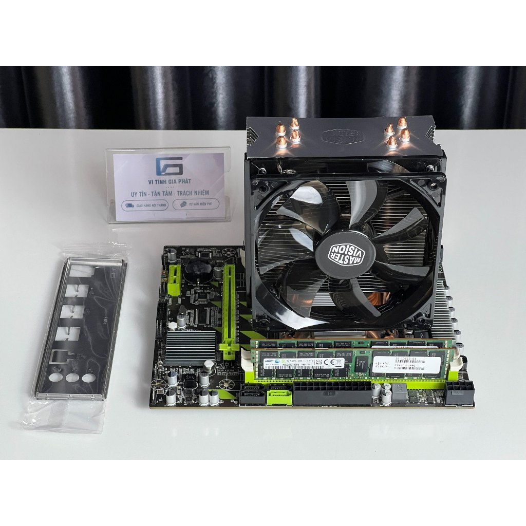 Combo X79 SK 2011+ E5 2680 V2 + Ram 32GB ECC RE + Fan K400 (Hoặc T400i) giá thợ ráp máy