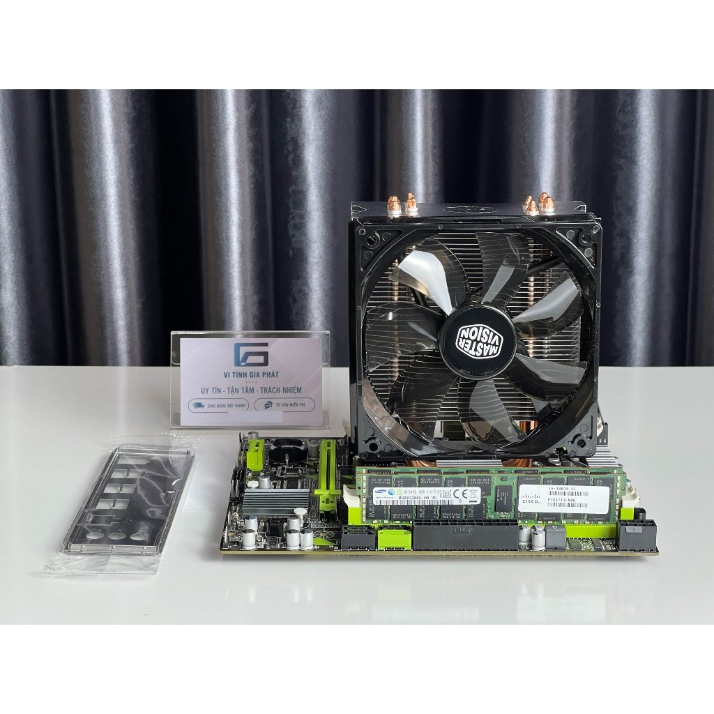 Combo X79 SK 2011+ E5 2680 V2 + Ram 32GB ECC RE + Fan K400 (Hoặc T400i) giá thợ ráp máy | BigBuy360 - bigbuy360.vn