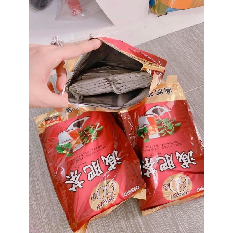 Trà Giảm Mỡ Bụng Nhật Bản Genpi Tea 60 gói, trà hỗ trợ giảm cân